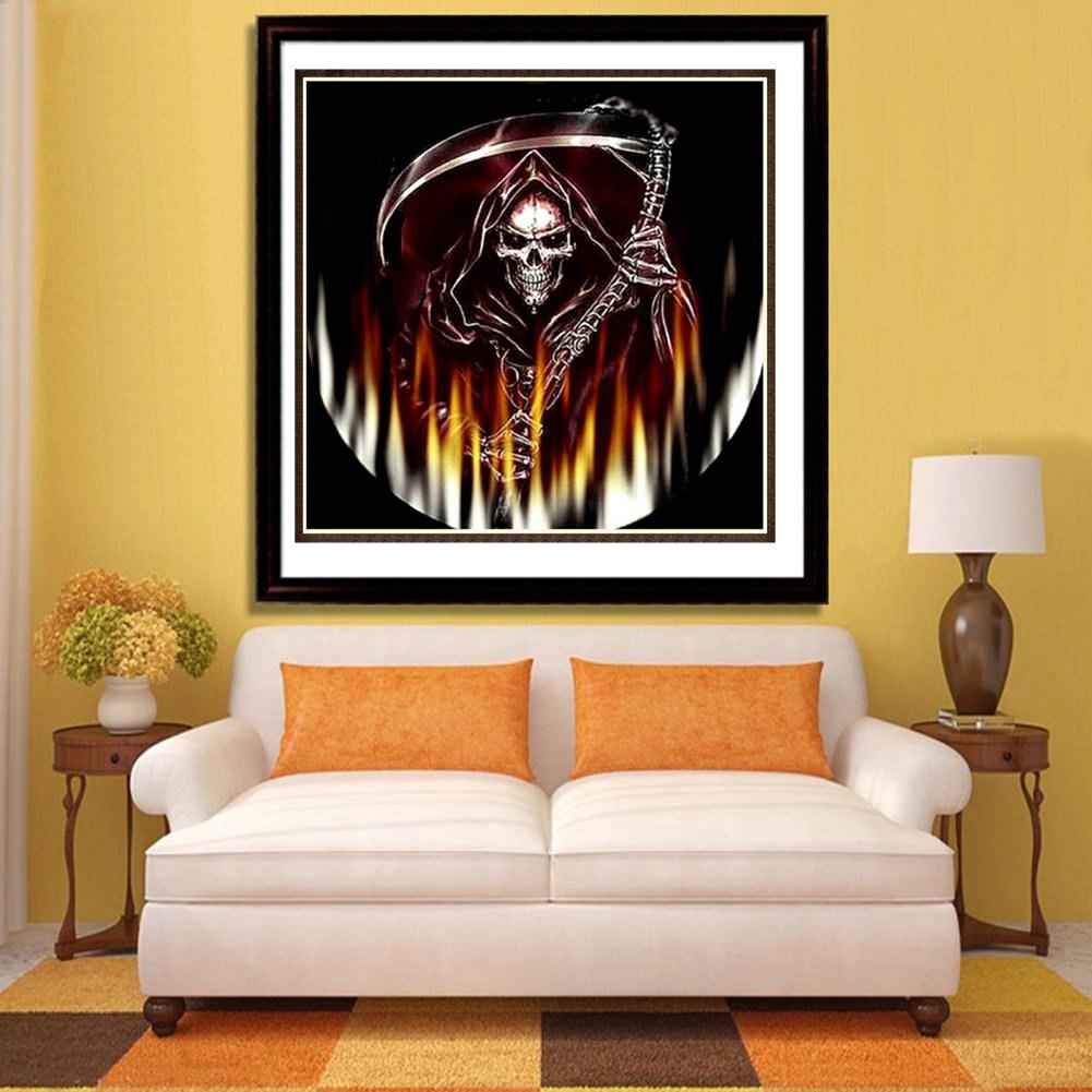 Skeleton Warrior - Full Round Drill Diamond Painting 30*30 CM