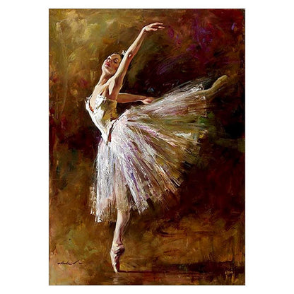 Ballet Dancer - Full Round Drill Diamond Painting 30*40CM