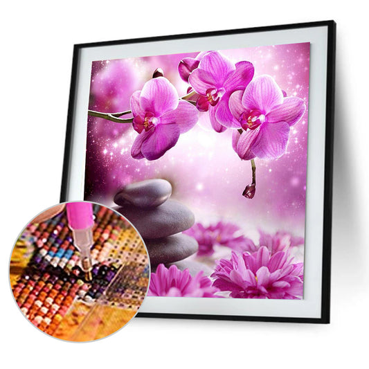 Flower - Full Round Drill Diamond Painting 20*20CM