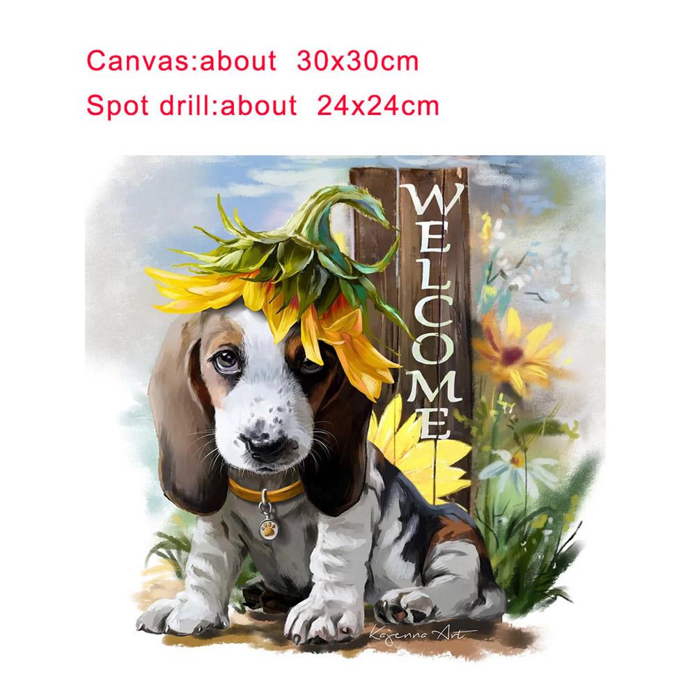 Dog - Full Round Drill Diamond Painting