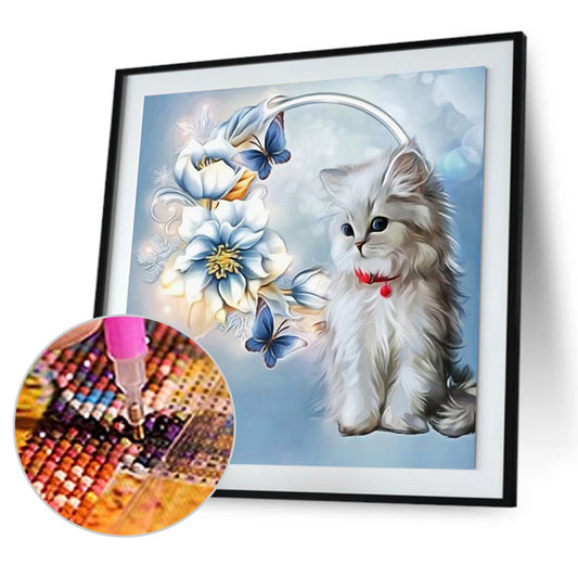 Cat - Full Round Drill Diamond Painting