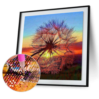 Dandelion - Full Round Drill Diamond Painting 30*30CM