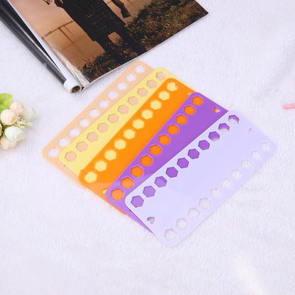 5pcs Plastic Cross Stitch Row Line Board Embroidery Thread Yarn Organizer