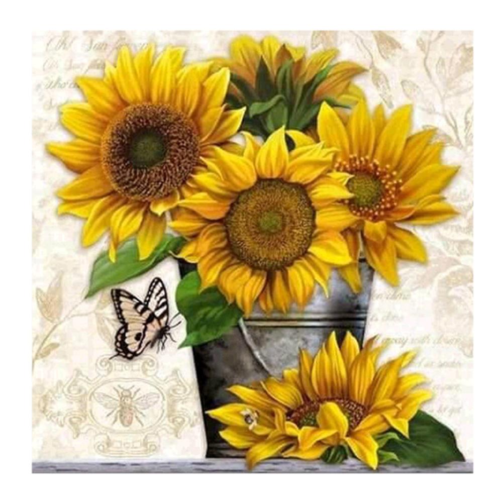 Sunflower - Full Square Drill Diamond Painting 30*30CM