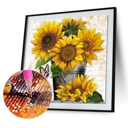 Sunflower - Full Square Drill Diamond Painting 30*30CM