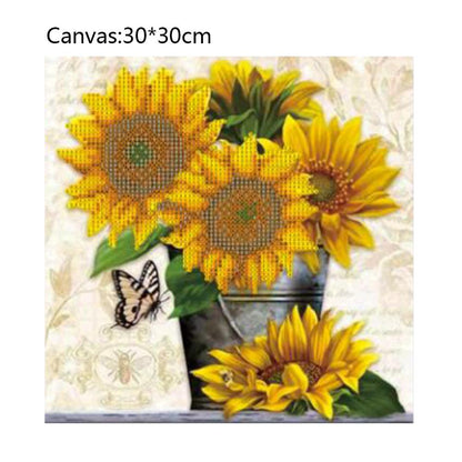 Sunflower - Full Square Drill Diamond Painting 30*30CM