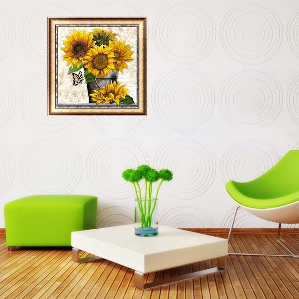 Sunflower - Full Square Drill Diamond Painting 30*30CM