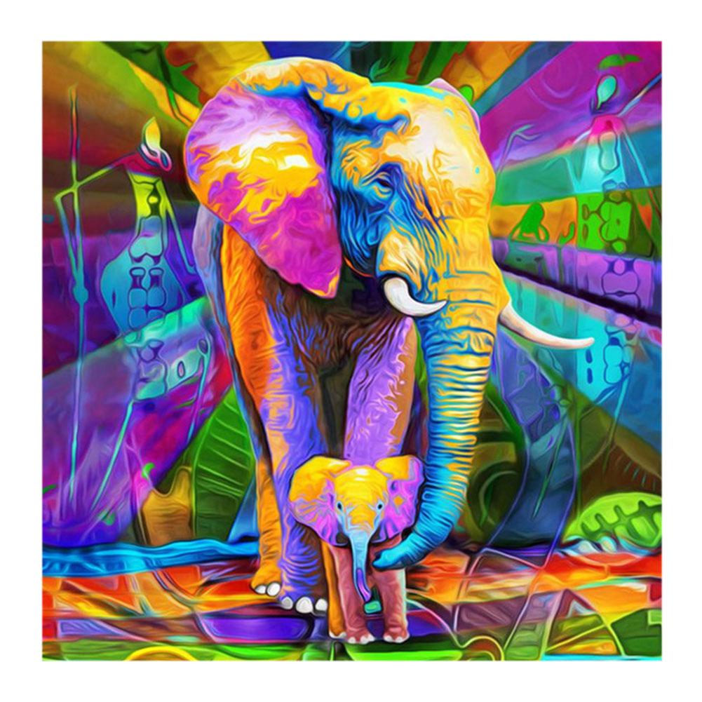 Elephant - Full Square Drill Diamond Painting 30*30CM