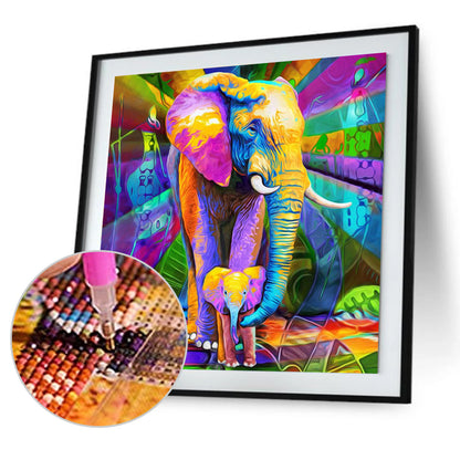 Elephant - Full Square Drill Diamond Painting 30*30CM