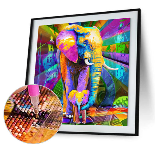 Elephant - Full Square Drill Diamond Painting 30*30CM