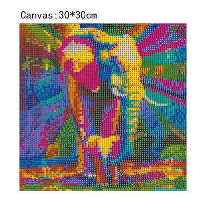 Elephant - Full Square Drill Diamond Painting 30*30CM