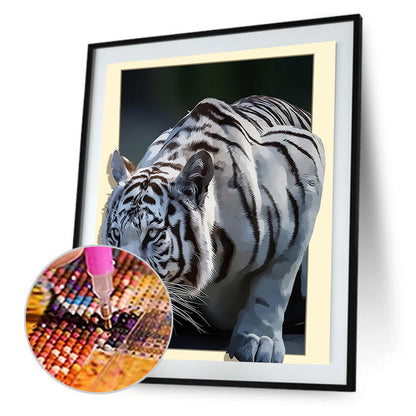 Tiger - Full Round Drill Diamond Painting 35*45CM