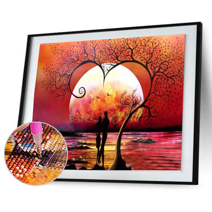 Lover - Full Round Drill Diamond Painting 30*40CM