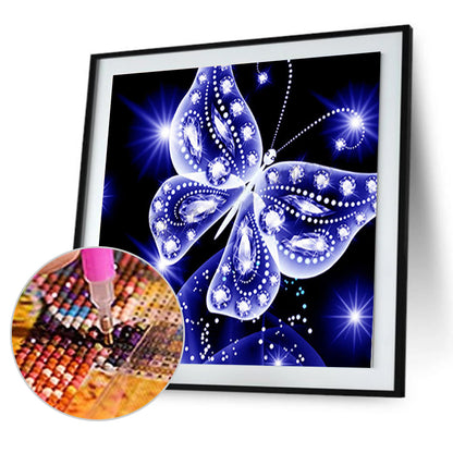 Butterfly - Full Round Drill Diamond Painting 30*30CM