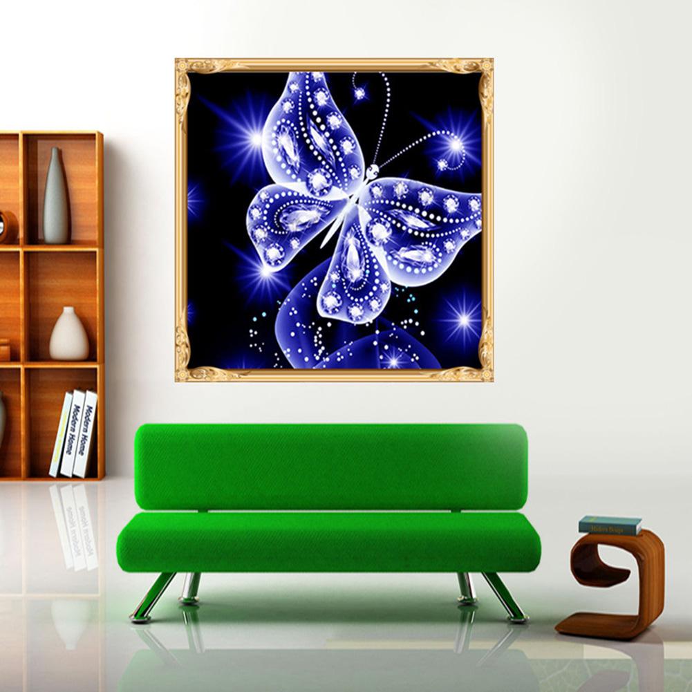 Butterfly - Full Round Drill Diamond Painting 30*30CM