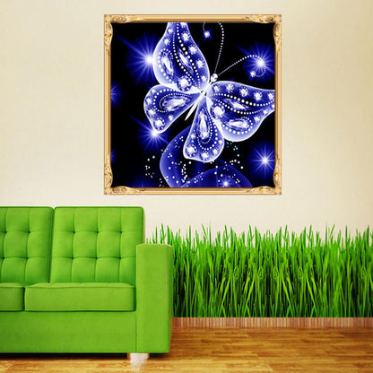 Butterfly - Full Round Drill Diamond Painting 30*30CM