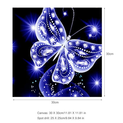 Butterfly - Full Round Drill Diamond Painting 30*30CM