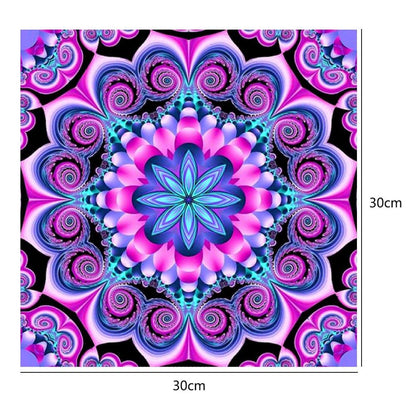 Geometric Flower - Full Square Drill Diamond Painting 30*30CM