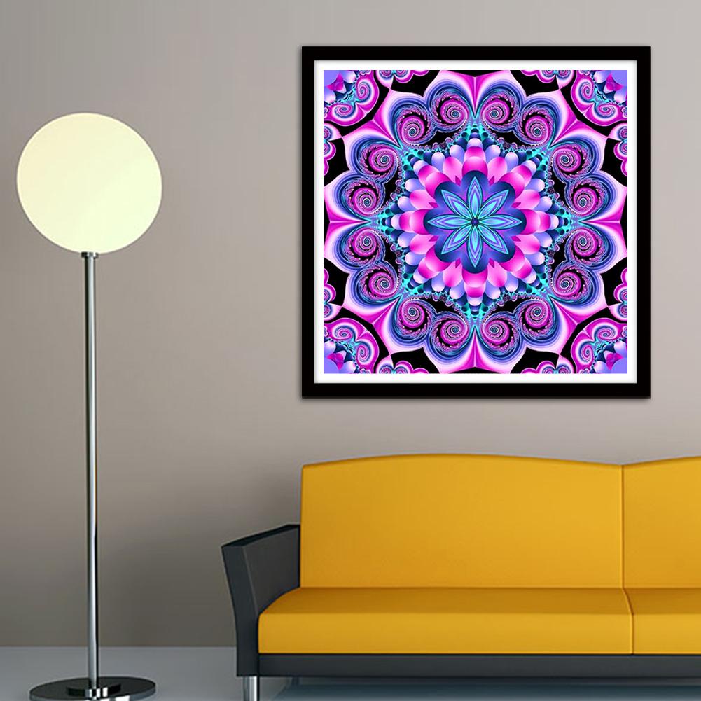 Geometric Flower - Full Square Drill Diamond Painting 30*30CM