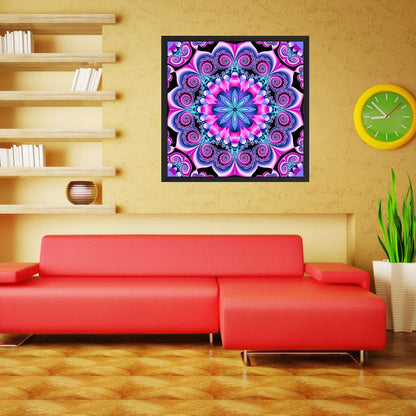 Geometric Flower - Full Square Drill Diamond Painting 30*30CM