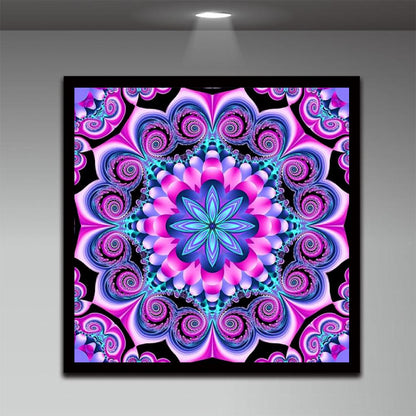 Geometric Flower - Full Square Drill Diamond Painting 30*30CM