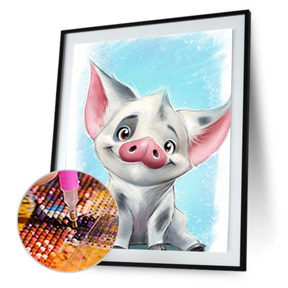 Pig - Full Square Drill Diamond Painting 30*40CM