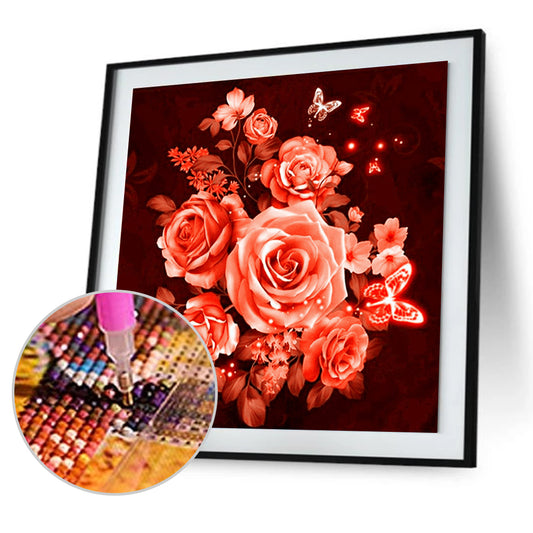 Rose - Full Round Drill Diamond Painting 30*30CM