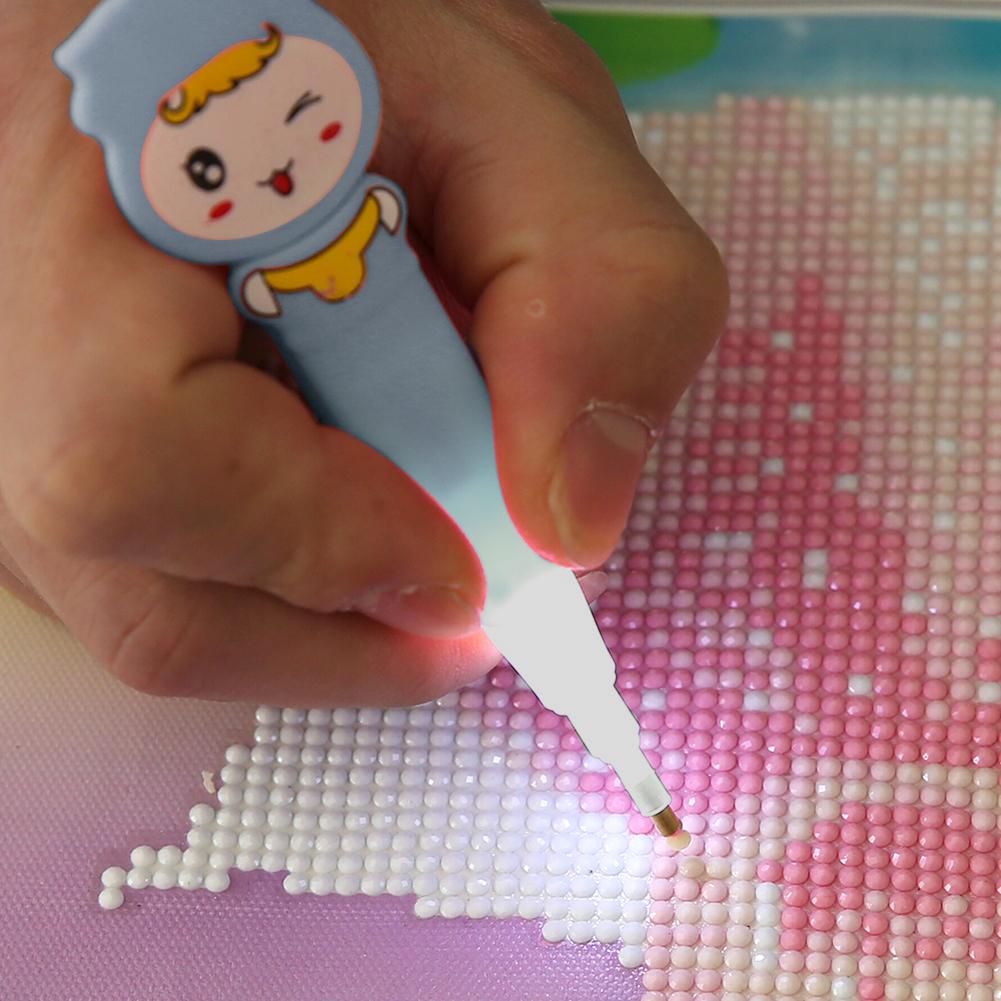 Multi-use 5D DIY Diamond Painting Cross Stitch Luminous Point Drill Pen(A)