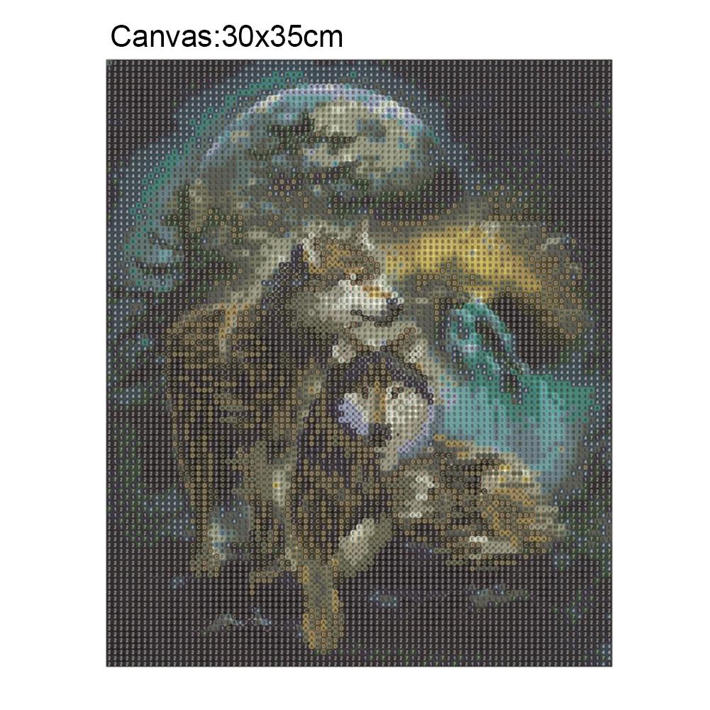 Wolf - Full Round Drill Diamond Painting 30*35£©CM