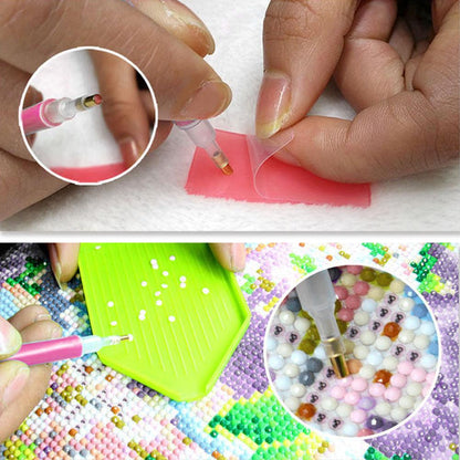 20pcs DIY Diamond Painting Point Drill Pens Cross Stitch Embroidery Toolkit
