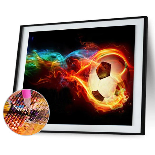 Football - Full Round Drill Diamond Painting 30*40CM