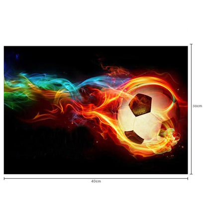 Football - Full Round Drill Diamond Painting 30*40CM