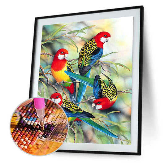 Bird - Full Round Drill Diamond Painting 30*38CM