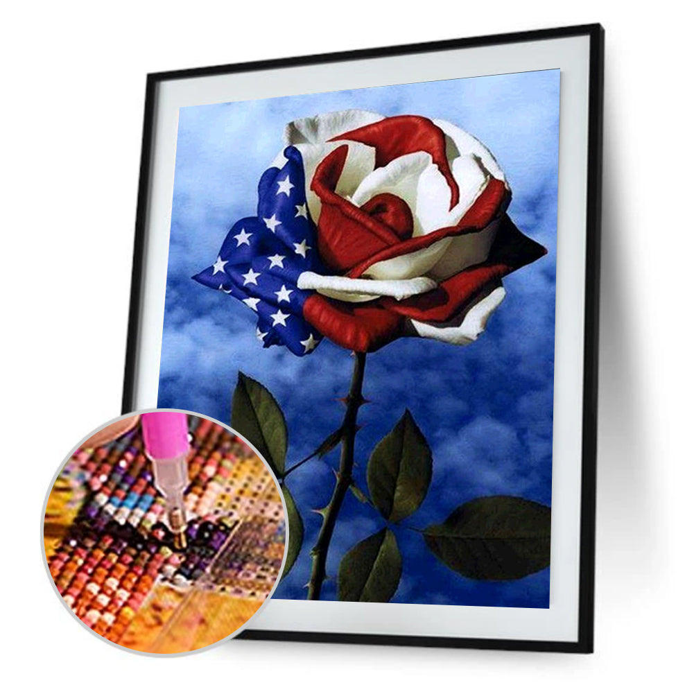 Rose - Full Square Drill Diamond Painting 30*38CM