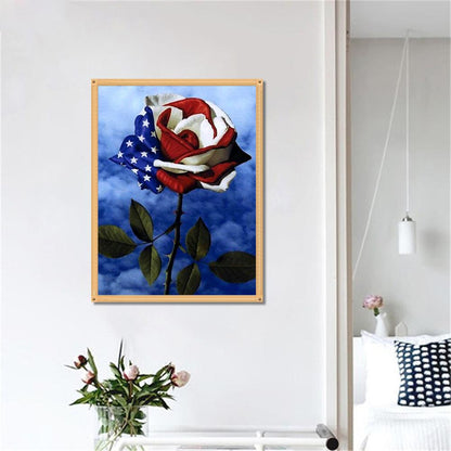 Rose - Full Square Drill Diamond Painting 30*38CM