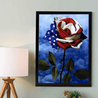 Rose - Full Square Drill Diamond Painting 30*38CM