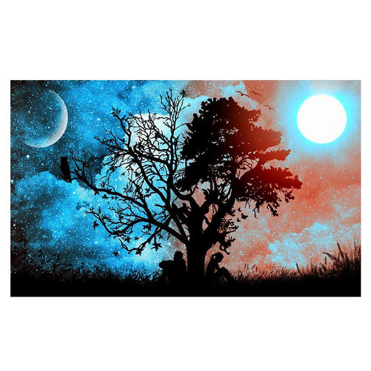 Moonlight Tree - Full Round Drill Diamond Painting 30*45CM