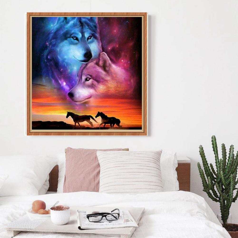 Wolf - Full Square Drill Diamond Painting 30*30CM