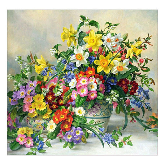 Flower - Full Square Drill Diamond Painting 30*30CM