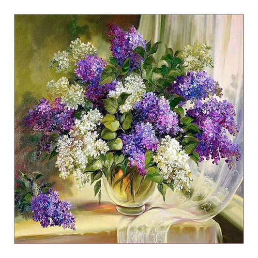 Flower - Full Square Drill Diamond Painting 30*30CM