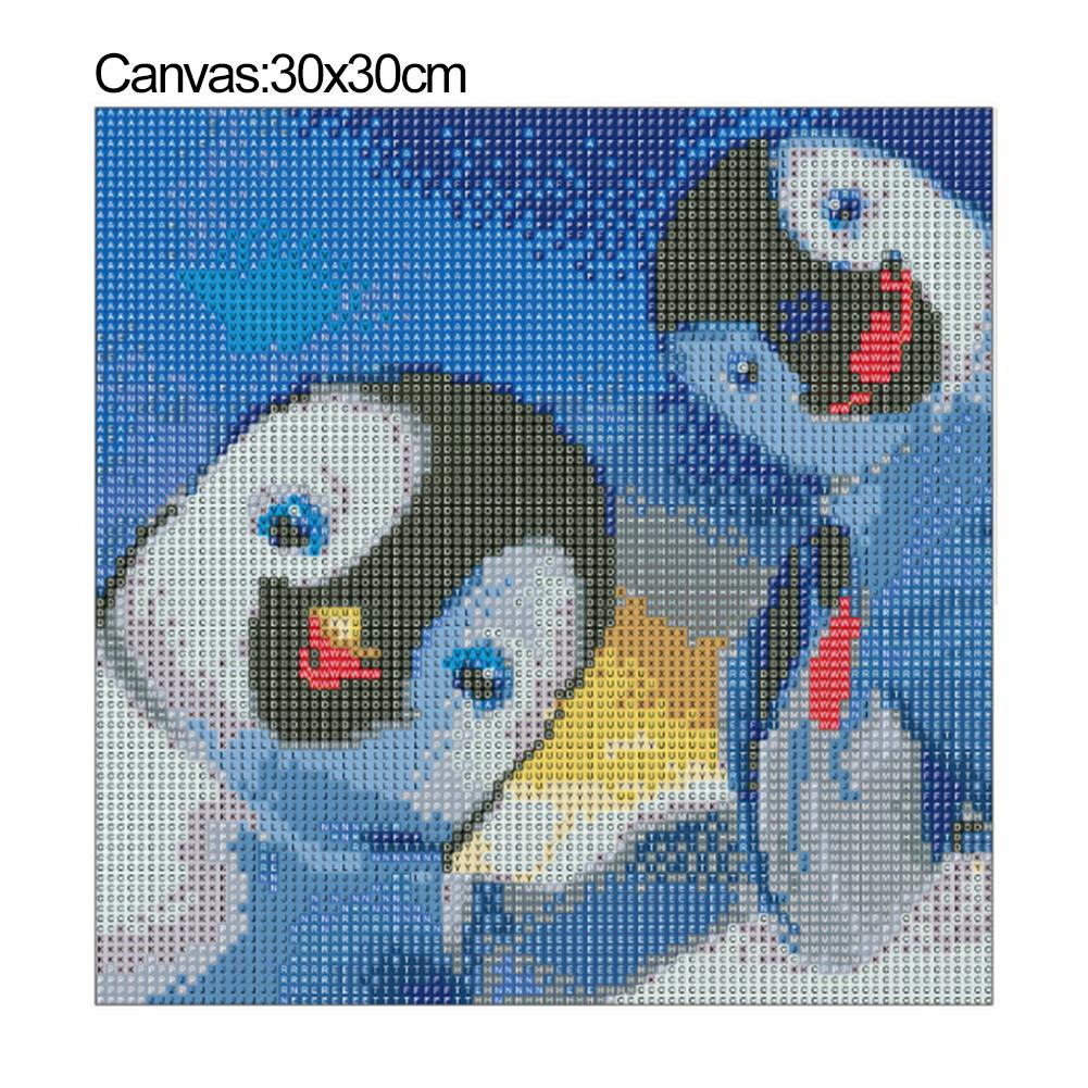 Penguin - Full Round Drill Diamond Painting 30*30CM