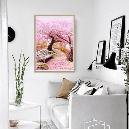 Peach Tree - Full Round Drill Diamond Painting 30*40CM