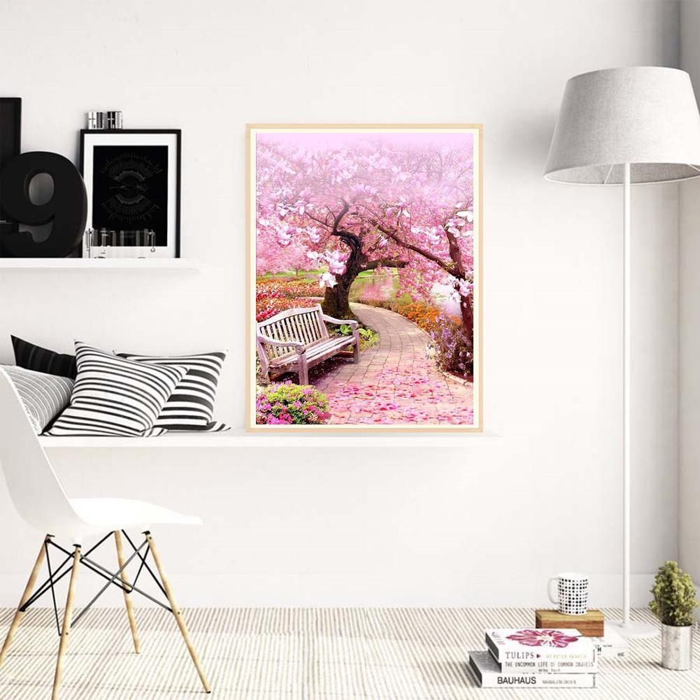 Peach Tree - Full Round Drill Diamond Painting 30*40CM