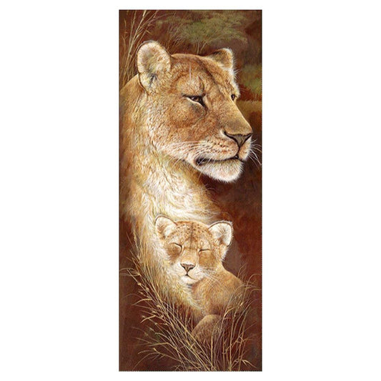 Lion - Full Square Drill Diamond Painting 25*55CM