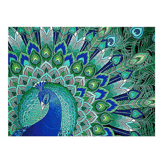 Peafowl - Special Shaped Drill Diamond Painting 40*30CM