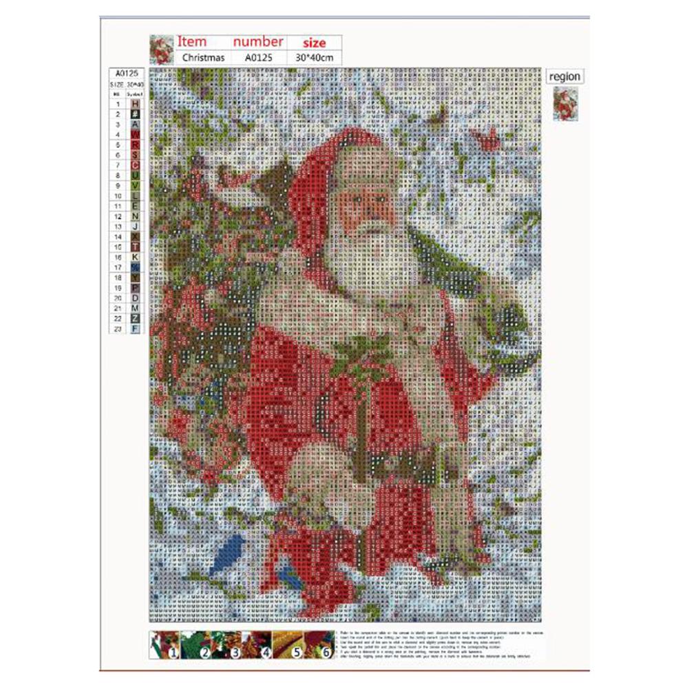 Christmas - Full Square Drill Diamond Painting 30*40CM