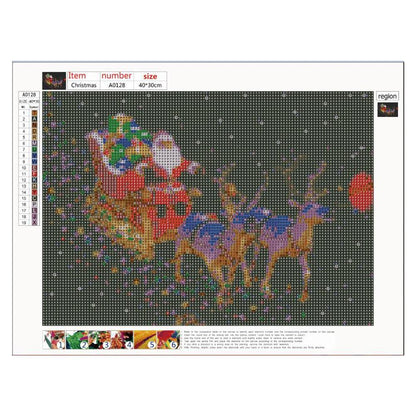 Christmas - Full Round Drill Diamond Painting 30*40CM