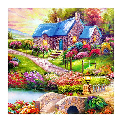 Garden - Full Round Drill Diamond Painting 30*30CM