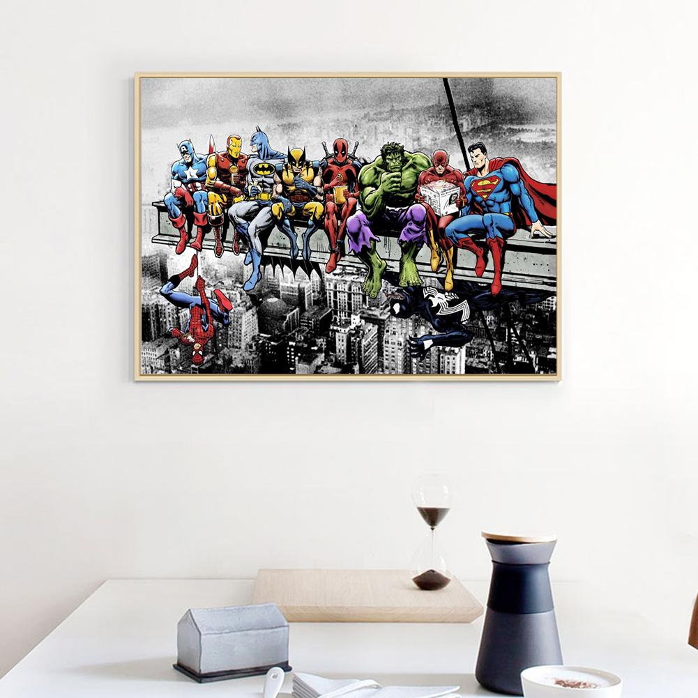 Heroic Alliance - Full Round Drill Diamond Painting 40*30CM