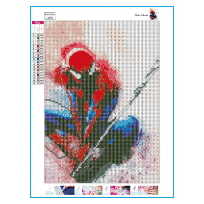 Spider-man - Full Round Drill Diamond Painting 30*40CM